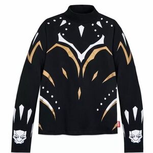 Disney Black and Gold Long Sleeve Tee